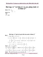 Bài tập nâng cao dành cho học sinh kha giỏi lớp 7 tiết 1 1