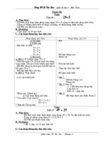 TOÁN LỚP 2 - TUẦN 4