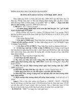 Hướng dẫn khai giảng năm học 2009 - 2010