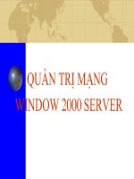Cài đặt  Windows 2000 Server