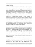 How to enhance speaking skills to students in grade 10th at thai phien high school in hai phong 