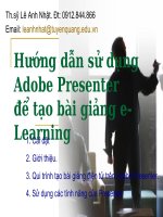 Hướng dẫn sử dụng Adobe Presenter 7.0