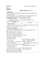 Giáo án lớp 4 - Tuần 20 (CKT2010)