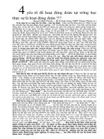 Cùng suy nghĩ về công tác đoàn