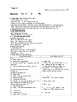 Giáo án lớp 1 tuần 11