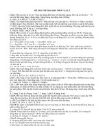 Đề thi thử ĐH lần 5