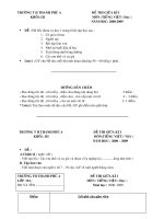 Đề KTra TViệt cả năm khối 3 - 08-09