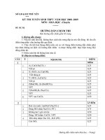 Đề thi Hóa chuyên năm 2009