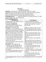 giáo án lớp 3- CKTKN tuần 1