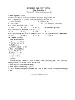 Đáp án thi KS toán 6 09-10