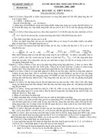 DE HOC SINH GIOI+ DAP AN