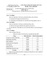 Đề thi HSG Địa lớp 9( 08-09)