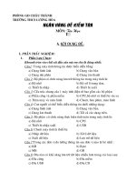 Đề thi HKI môn Tin Học 6