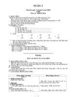 G.A LỚP 2 - TUẦN 3 (Chuẩn KTKN)