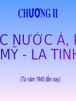Bài 3: Quá trình phát triển của phong trào giải phóng dân tộc...