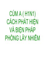 Tài liệu tuyên truyền phòng,chống cúm A