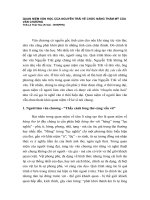 QUAN NIỆM VĂN HỌC CỦA NGUYỄN TRÃI VỀ CHỨC NĂNG THẨM MỸ CỦA VĂN CHƯƠNG