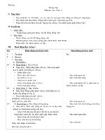 Giáo án lớp 1(Tuần 19)