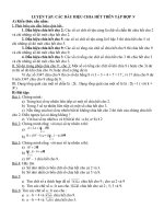 bài tập DHCH cho lớp chọn