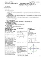 Giáo Án ĐS 11 chi tiết từng tiết chỉ việc in