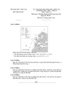 De va dap an HSG QG 12 Bang B 1999 -2000
