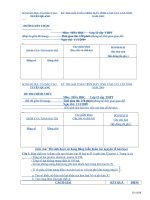 Đề Thi Caiso cấp tỉnh Hóa 12