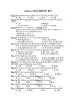 50 Câu TN KQ Hóa 8 Chương IV có Đ/ án