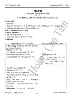 KẾ HOẠCH BÀI HỌC LỚP 3B-TUẦN 2