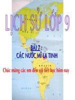 Cac nuoc Mi La Tinh