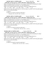 ĐỀ KIỂM TRA 45 PHUT LẦN 1 HK II