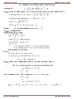 CHUYEN DE LUYEN THI DH: DIEN XOAY CHIEU