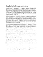 La pollution lumineuse