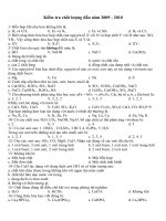 kiểm tra chất lượng đầu năm 09-10