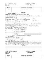 Đề kiểm tra toán 8 - Học kỳ II
