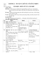 Giáo án Toán 6 (4 cột)