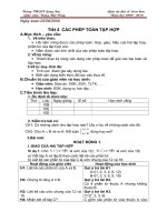 Các phép toán Cơ bản