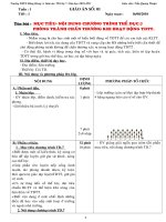 Giáo án TD mới chuẩn 2010-2011