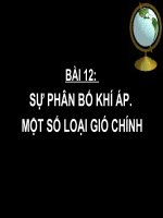 bai 12. sư phân bố khí áp