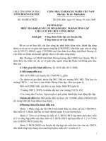 Điều tra khảo sát của CĐCS