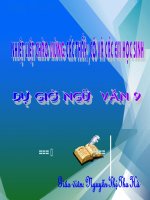 Tiết 32 - Miêu tả trong văn bản tự sự