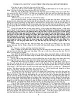 Tham luan tong TK 4 nam TT HO CHI MINH