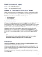 Voice over IP Configuration Issues