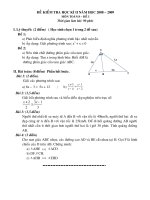 Đề thi toán học kì II 8