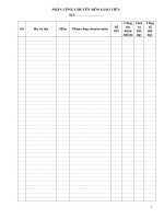 Mẫu sổ kế hoạch tổ chuyên môn