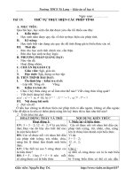 SỐ HỌC 6 - TIẾT 15 - THỨ TỰ THỰC HIỆN CÁC PHÉP TÍNH