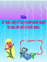 tiet 4 su dung mot so bien phap nghe thuat trong van ban thuyet minh