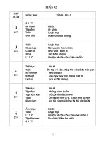 Tuần 32 lớp 5 SN