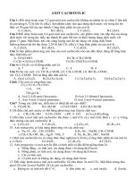 Axit cacboxylic ÔN ĐH 2009