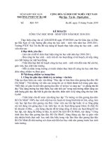 công tác học sinh - sinh viên 2010-2011