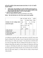 ĐỀ XUẤT CHIẾN LƯỢC KINH DOANH CHO CÔNG TY VẬT TƯ THIẾT BỊ BƯU ĐIỆN I